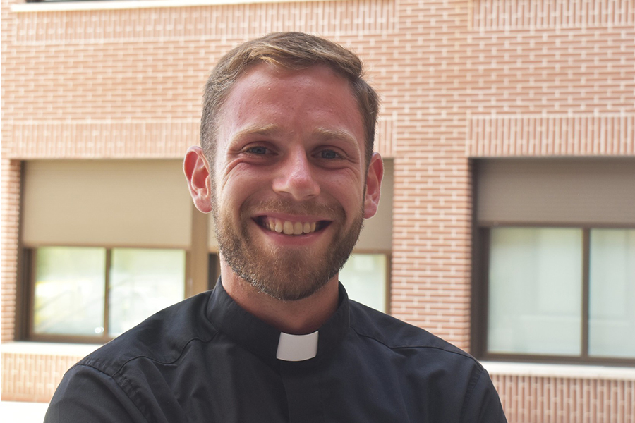 H. Daniel Tezanos legionario de Cristo, responsable de la semana vocacional de Barcelona