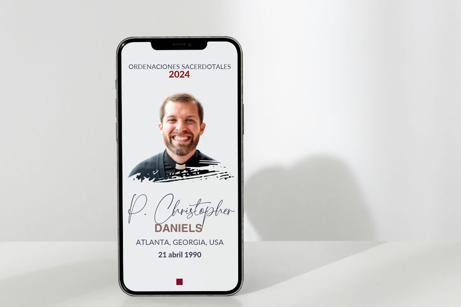 marcapáginas ordenaciones sacerdotales de legionarios de Cristo reza por ellos