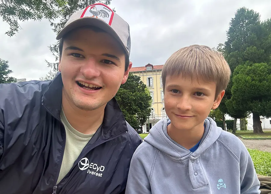 Daniel monitor campamento de Ontaneda