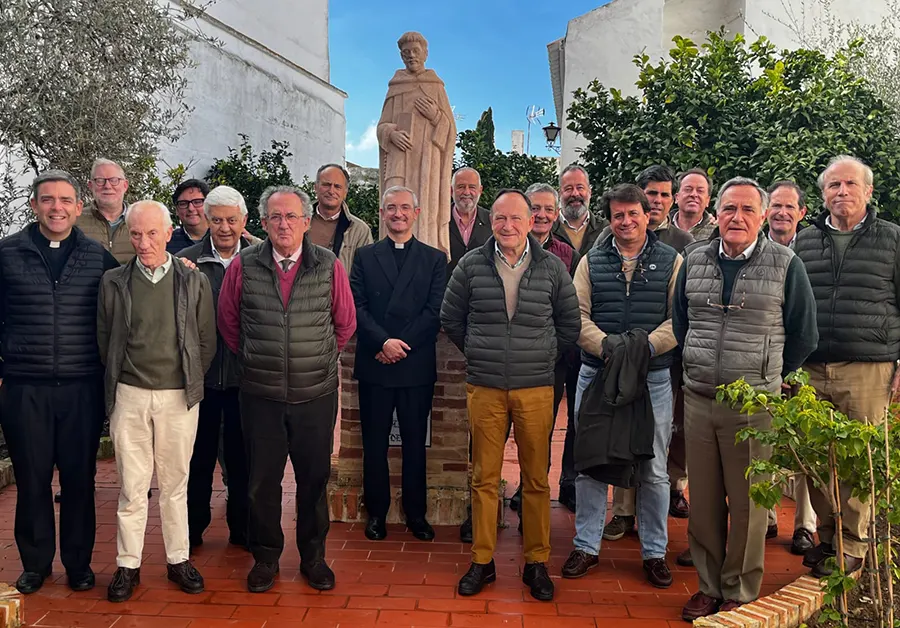 Giorgio y resto de ejercitantes