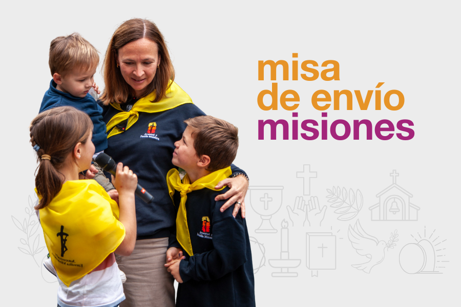 misa envío misiones de semana santa juventud y famlia misionera