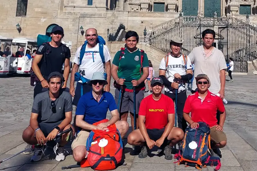 Los peregrinos de Ultreia, en Santiago