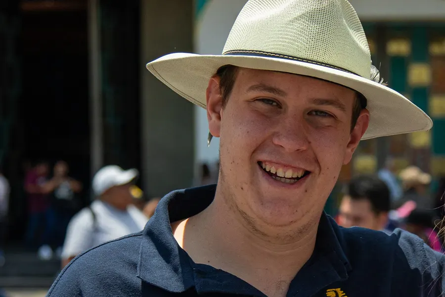 Giovanni, un joven en el curso de discernimiento vocacional