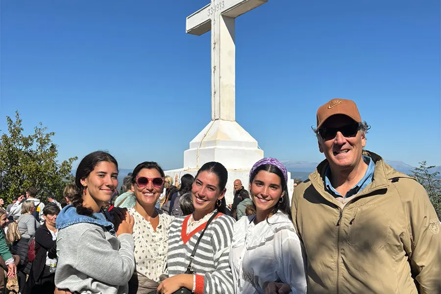 Adriana Rebollo Perez con su familia