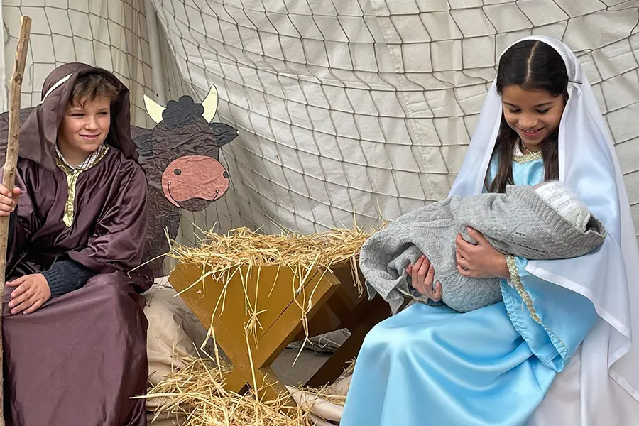 Belén viviente en Everest School Monteclaro